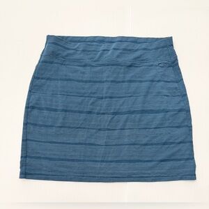 Icebreaker Merino Wool Yanni Skirt Combed Lines - M